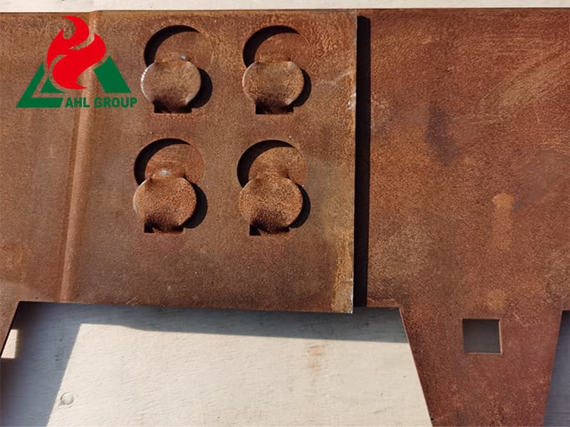 Rustic style corten steel edgings Agency